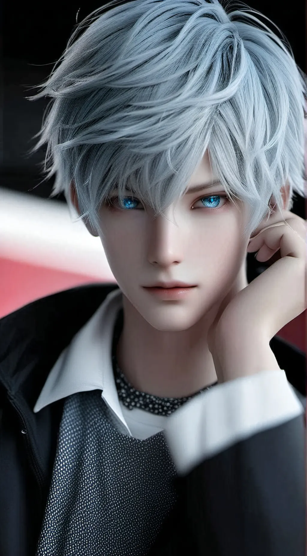 ai character: Damien  background