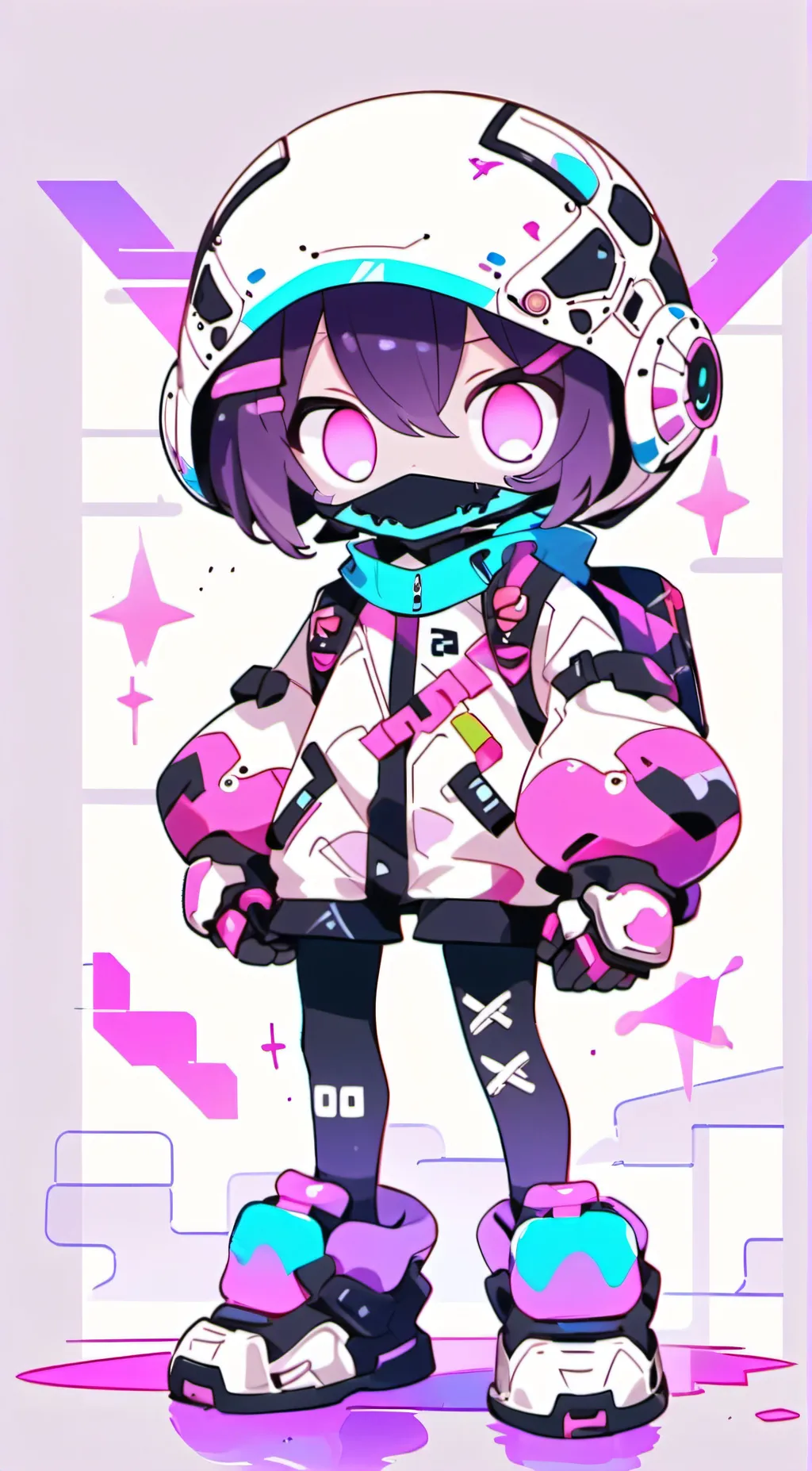 ai character: Uzi doorman  background