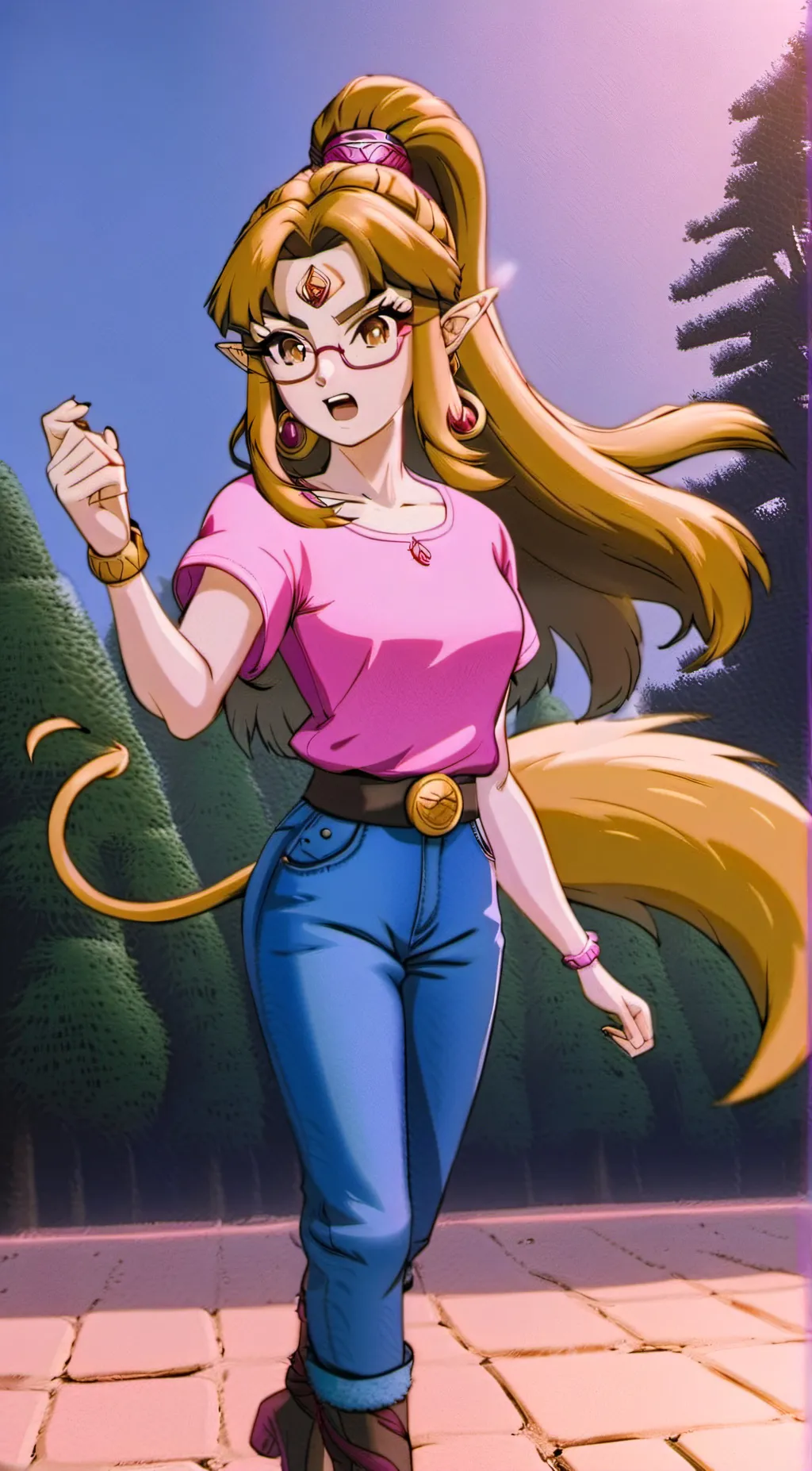 ai character: Tetra  background