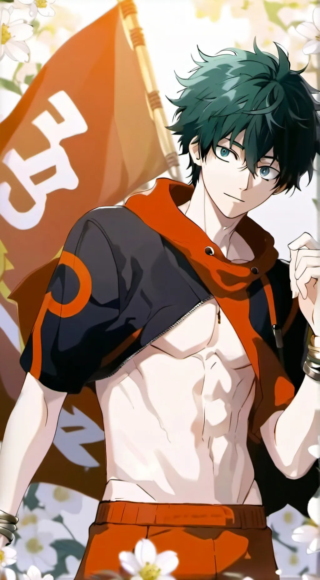 ai character: deku background