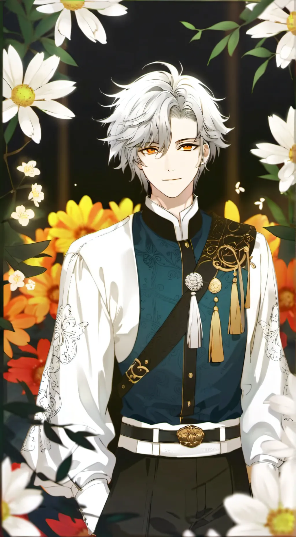 ai character: cute bf casper background