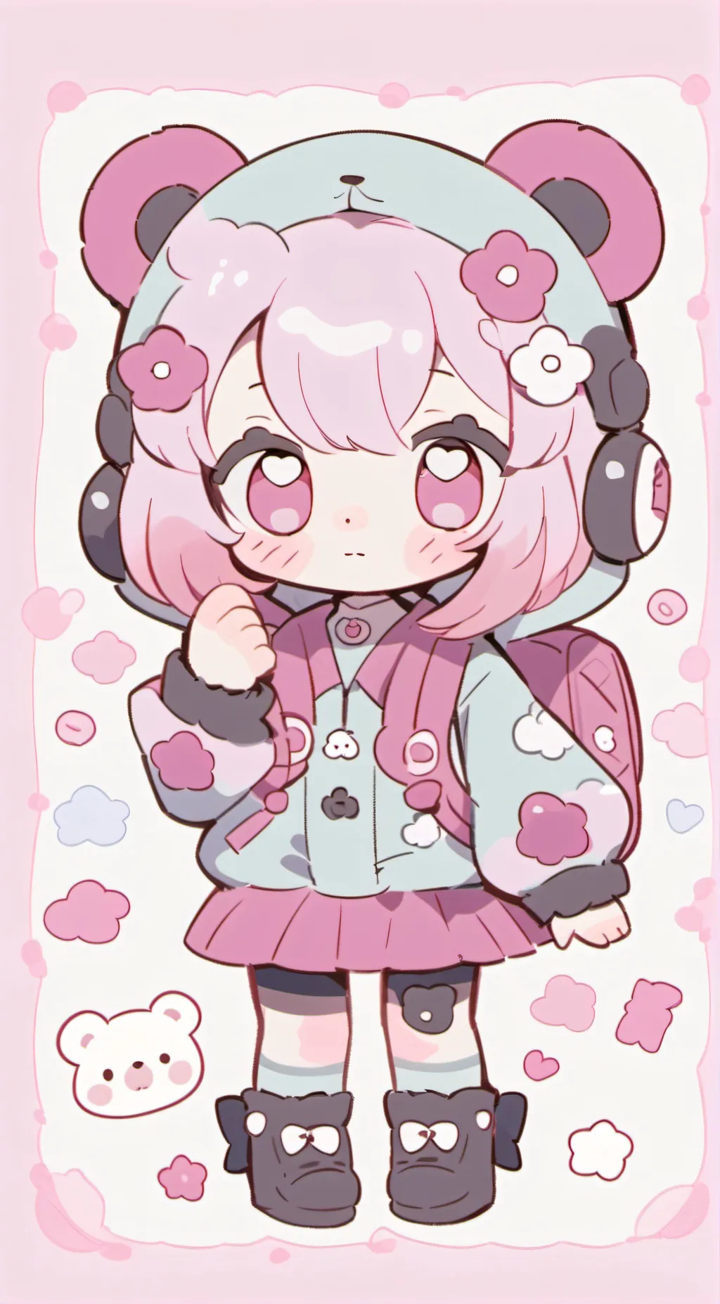 ai character: Cutei background