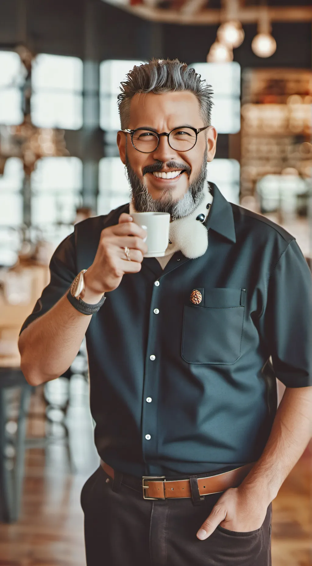 ai character: Guy Fueri background