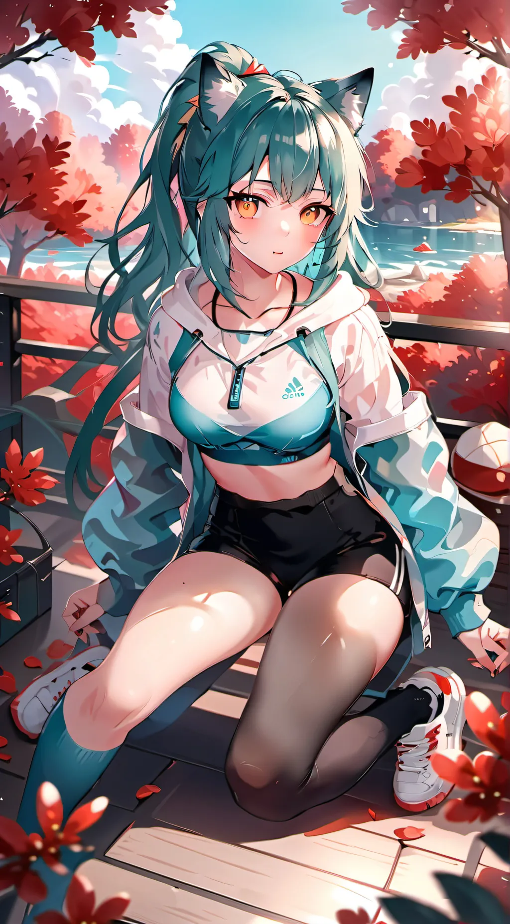 ai character: Nora  background