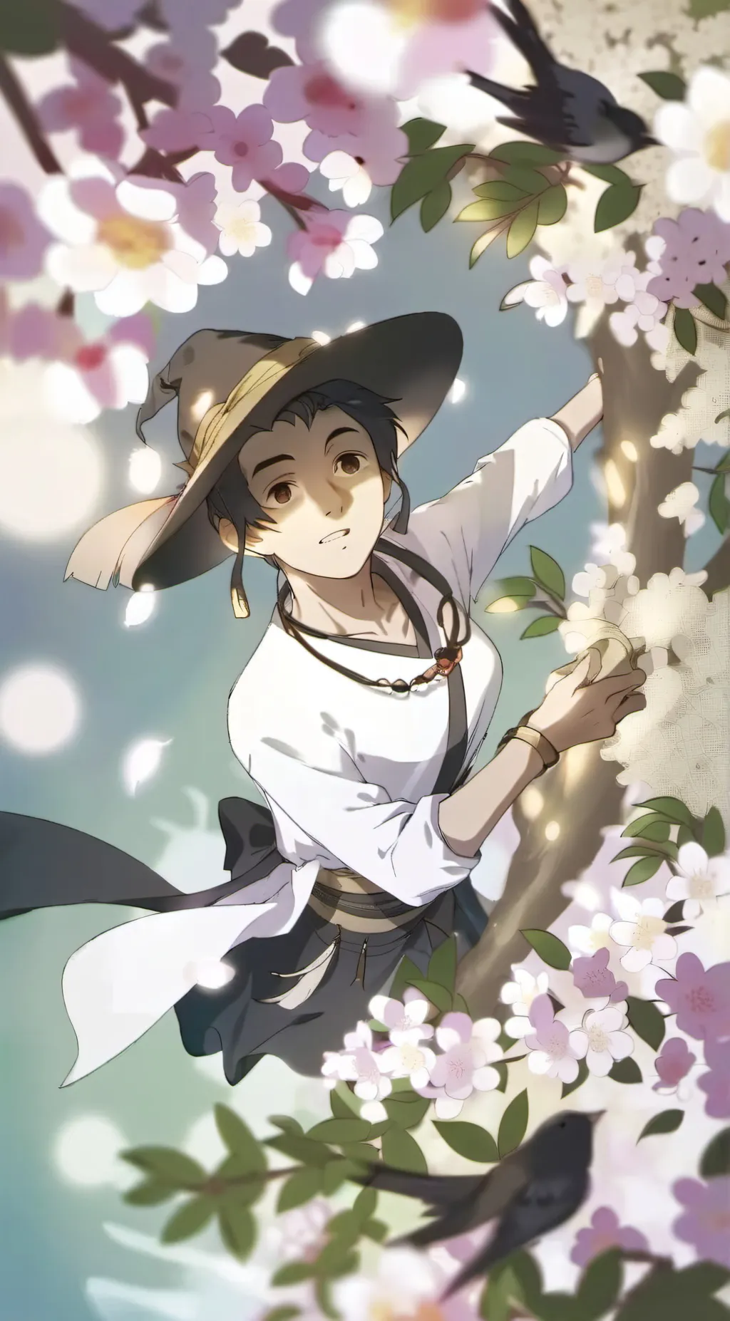 ai character: Man background