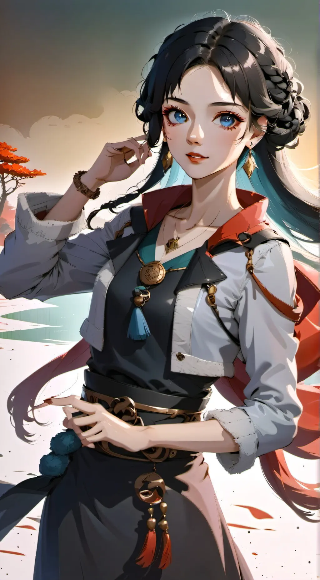 ai character: Katie ⋆౨ৎ˚⟡˖ ࣪ background