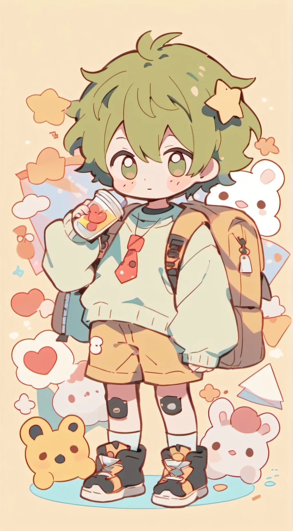 ai character: Bully Baby background