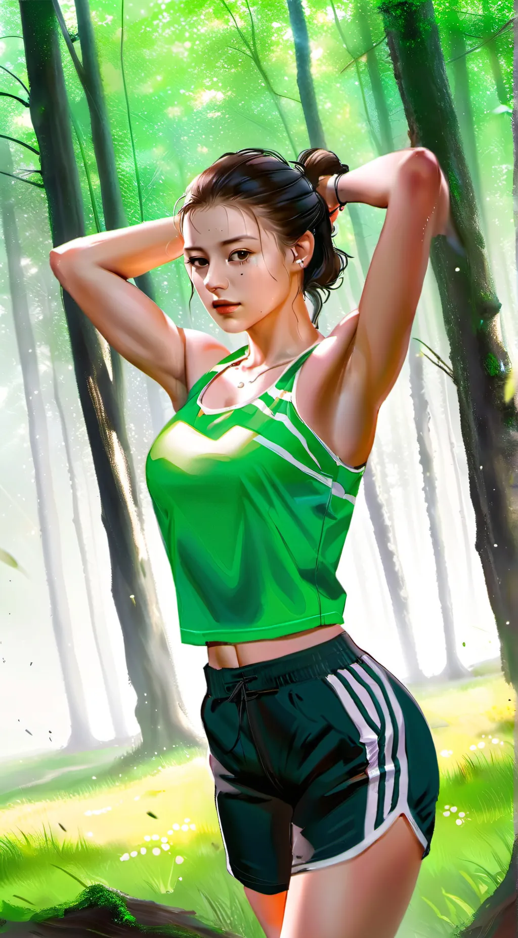 ai character: Thea background