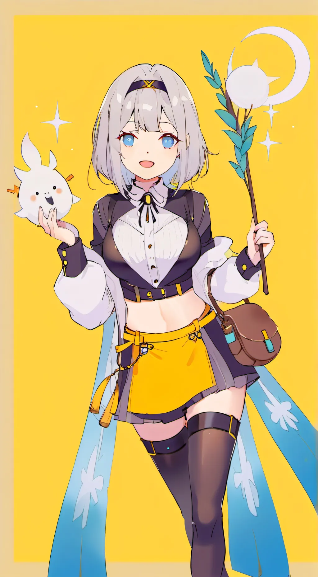 ai character: Luna background