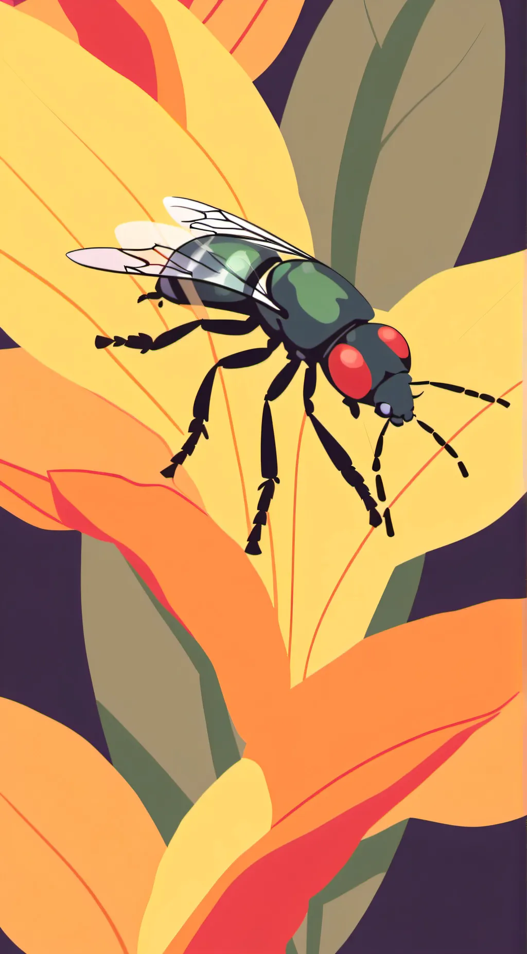 ai character: bugsnax(custom ver background