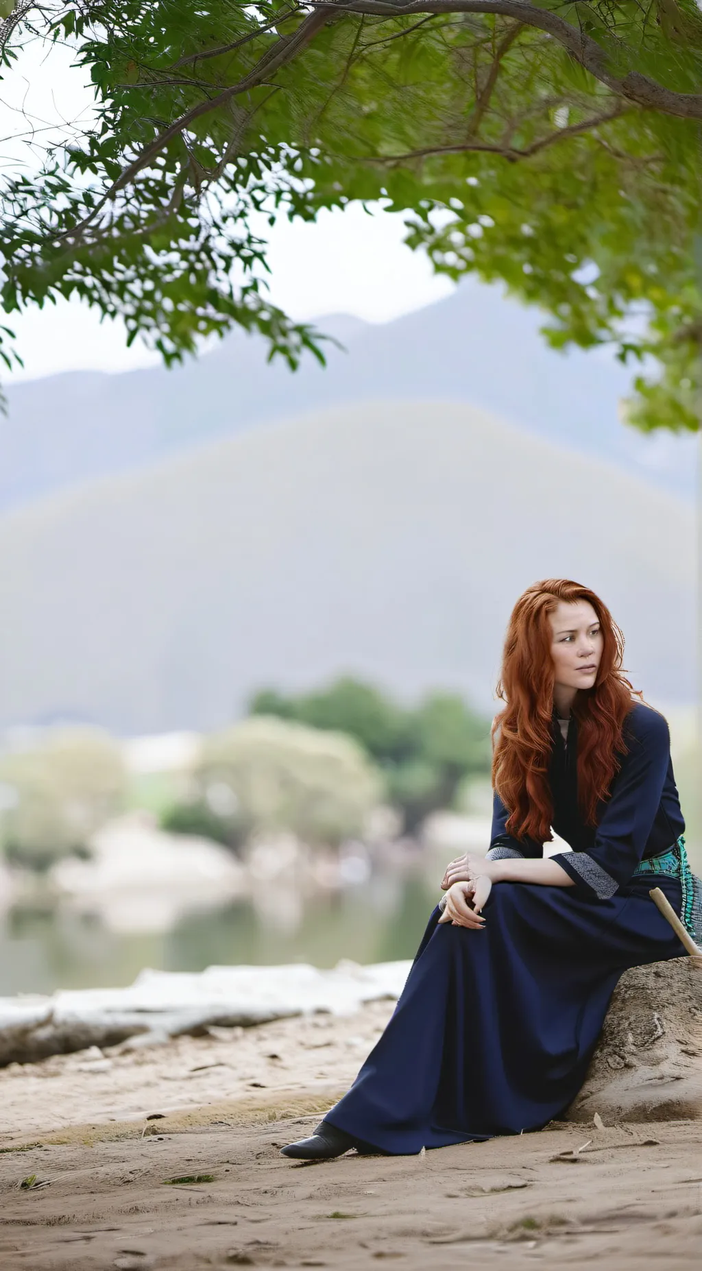 ai character: Rose background