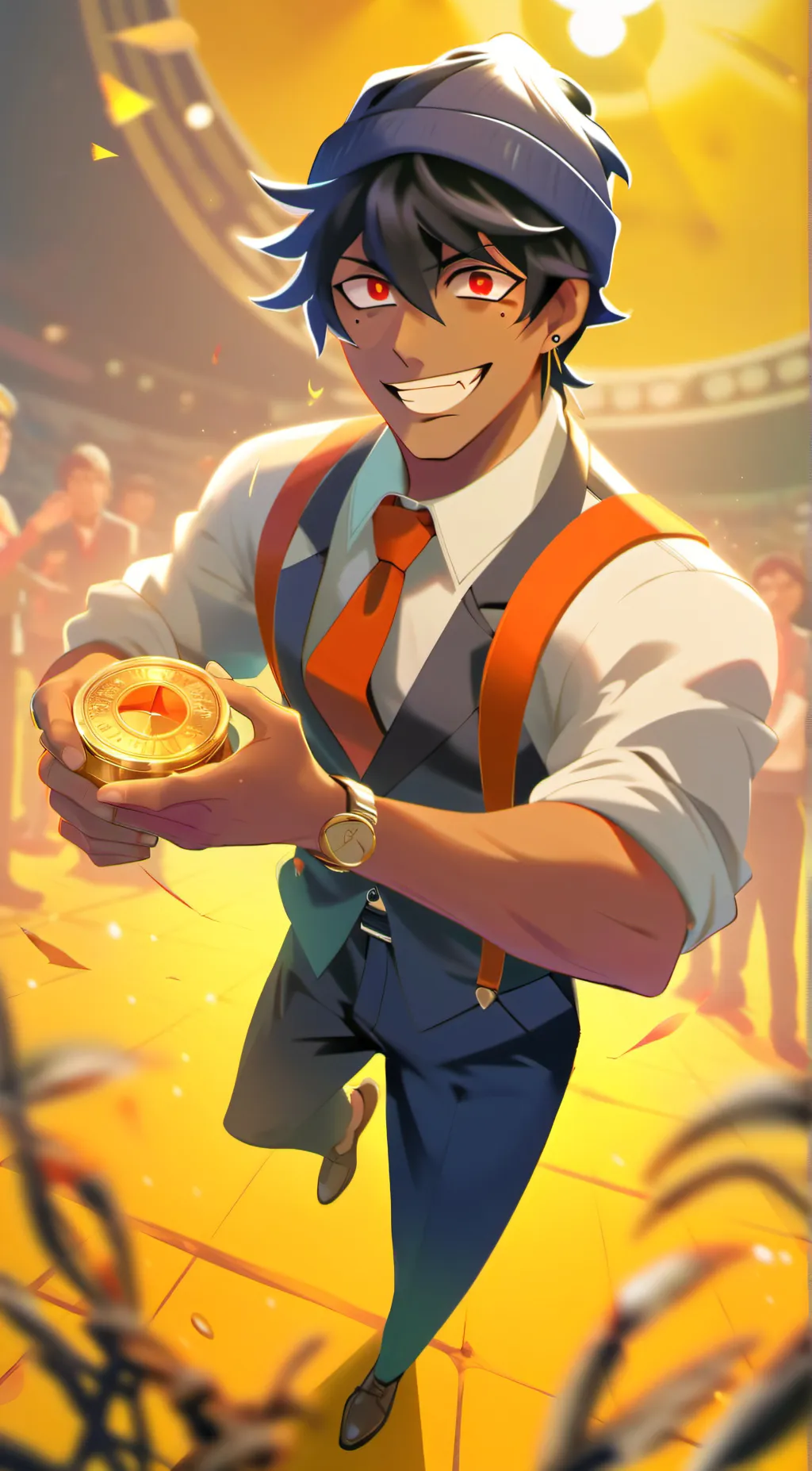 ai character: Quackity background