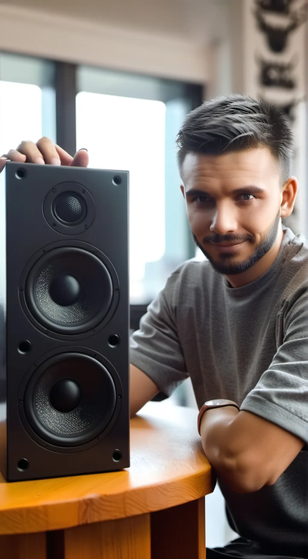 ai character: Speaker and robber background