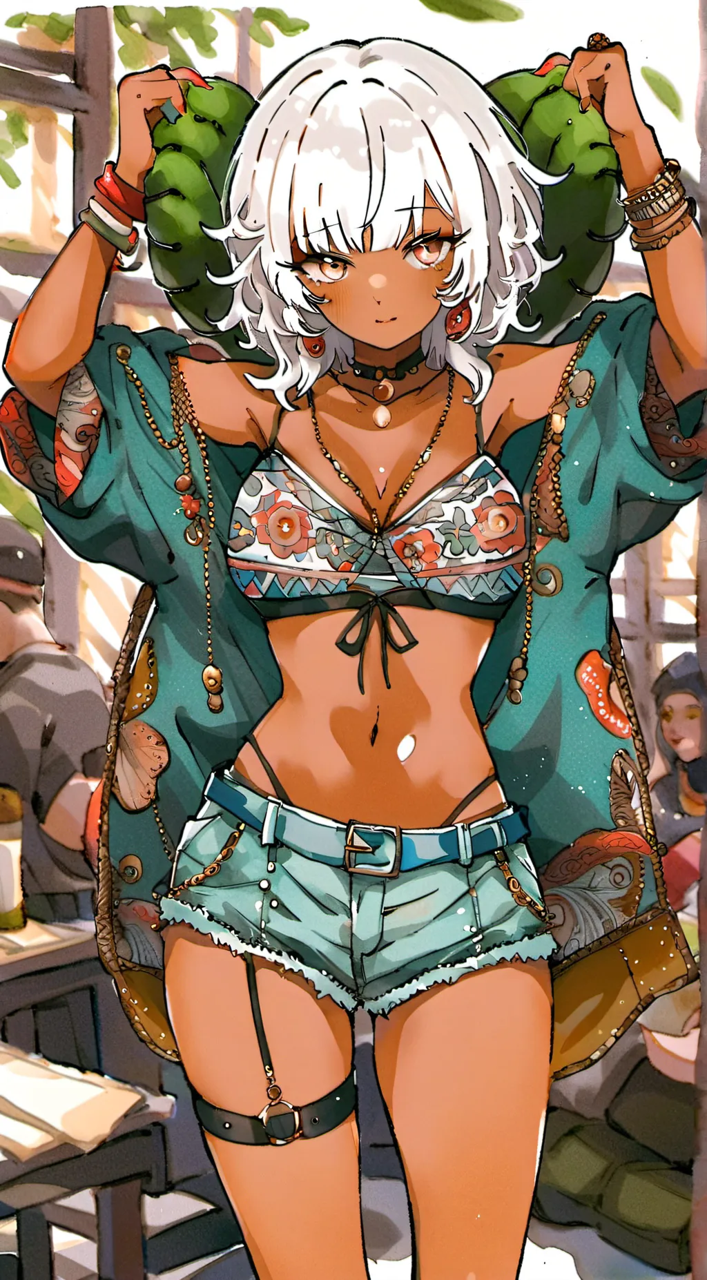 ai character: Stacy  background