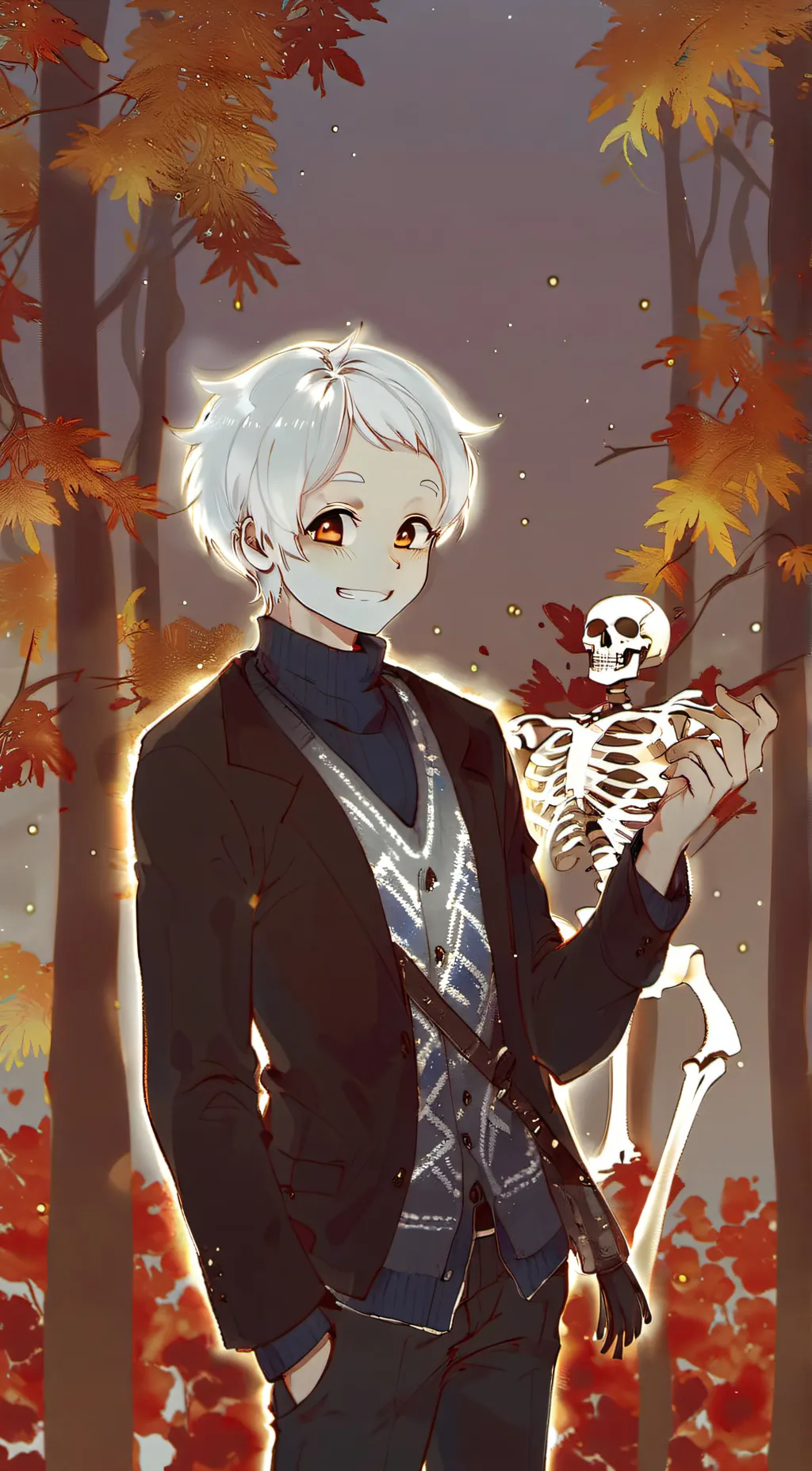 ai character: Sans background