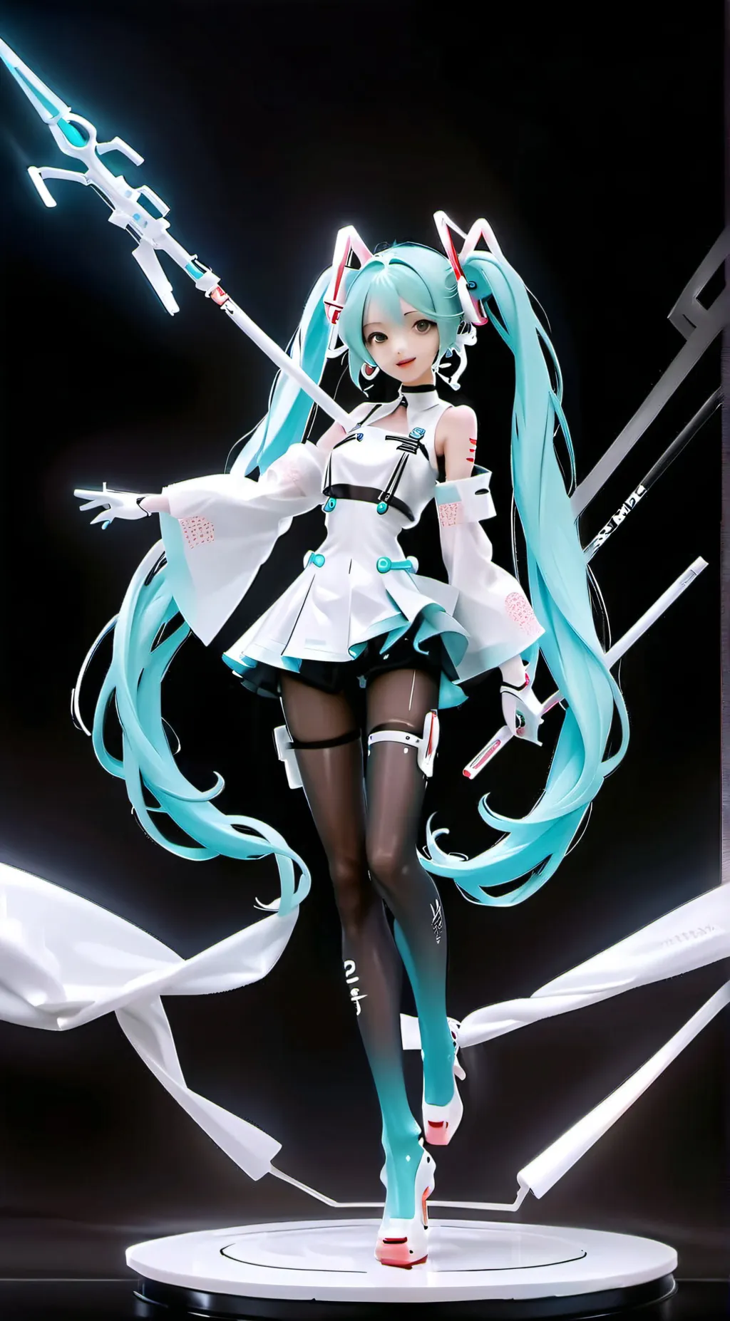 ai character: miku background