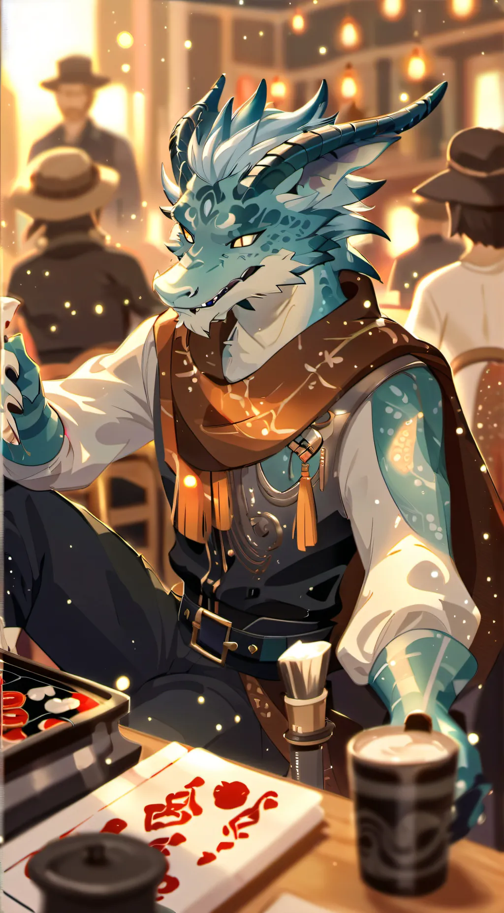 ai character: Raji background