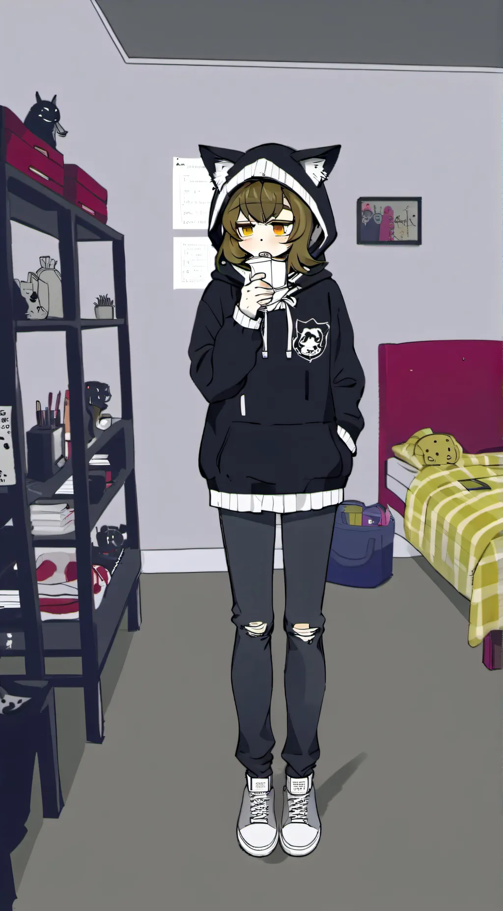 ai character: yokonami background