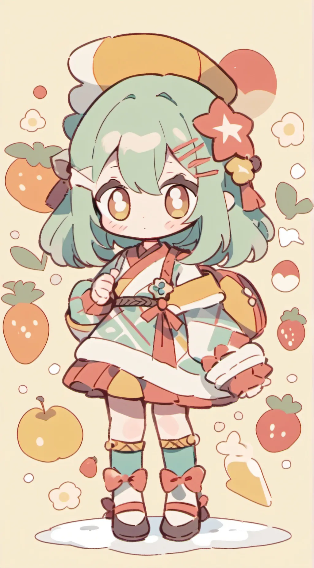 ai character: kitty  background