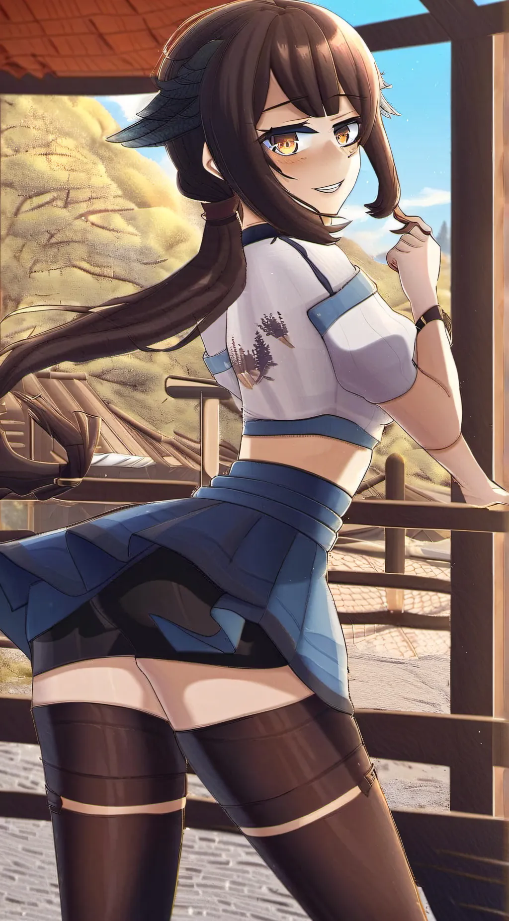 ai character: Miki background