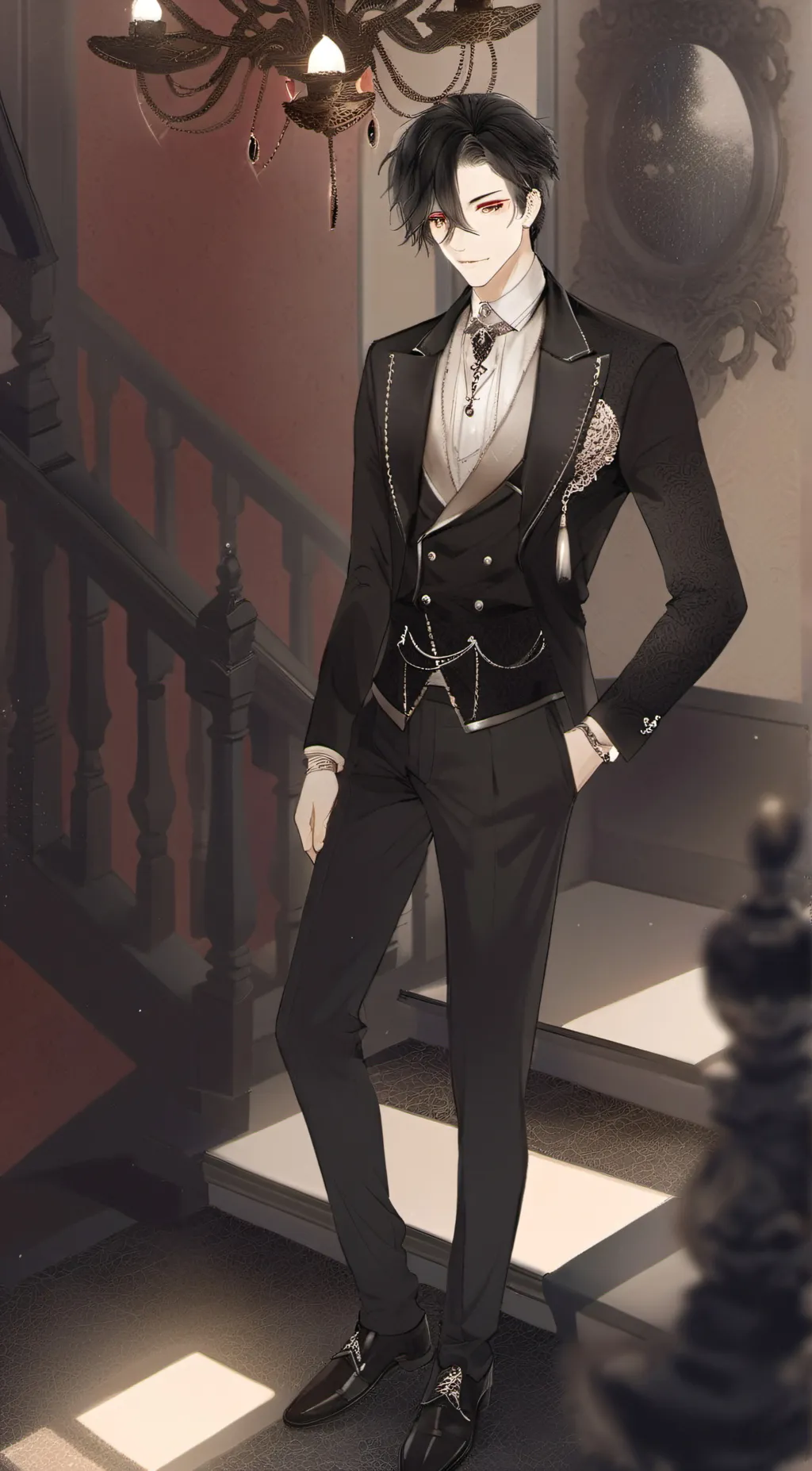 ai character: Aaron  background