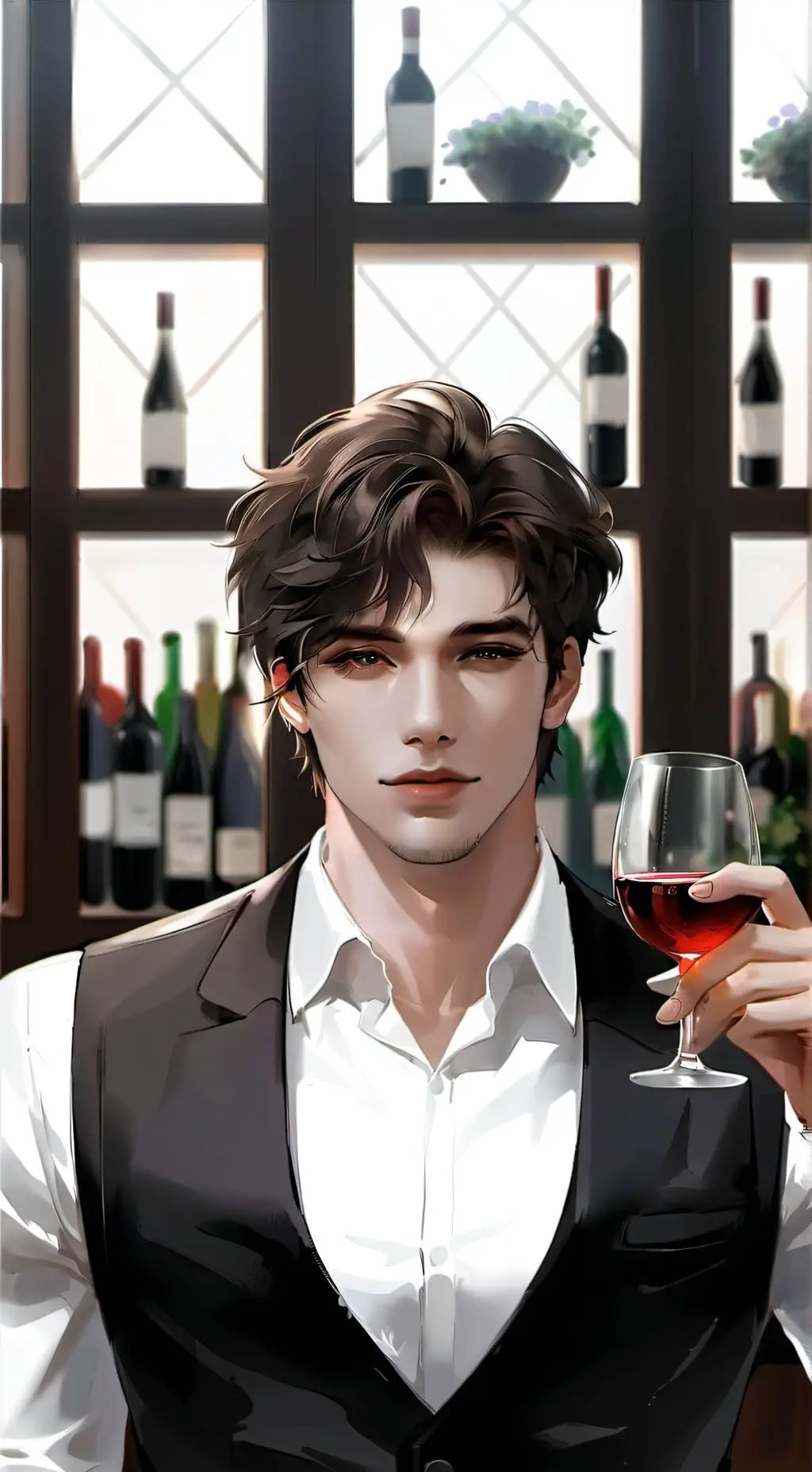 ai character: Asher Hills background