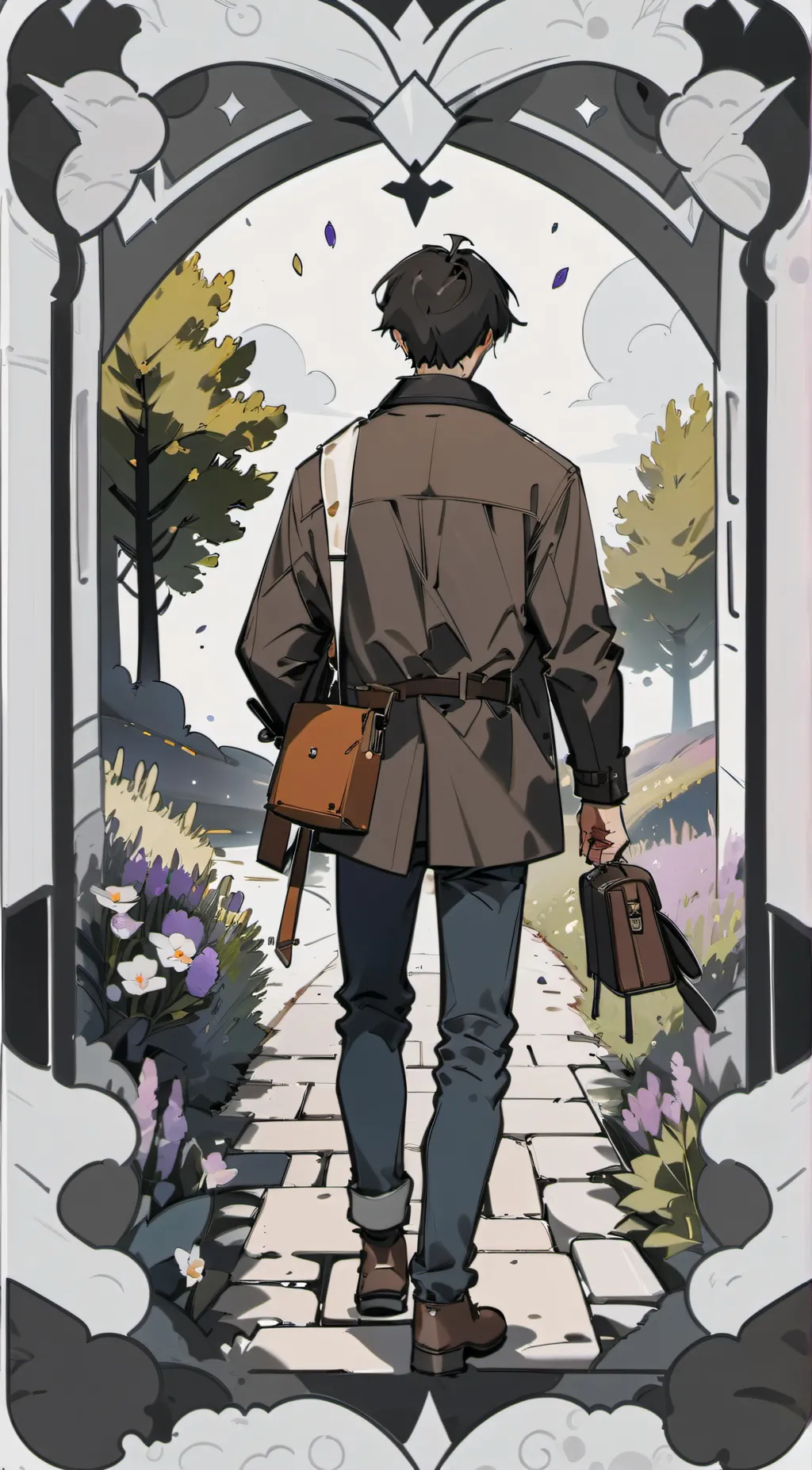 ai character: ✞max✞ background