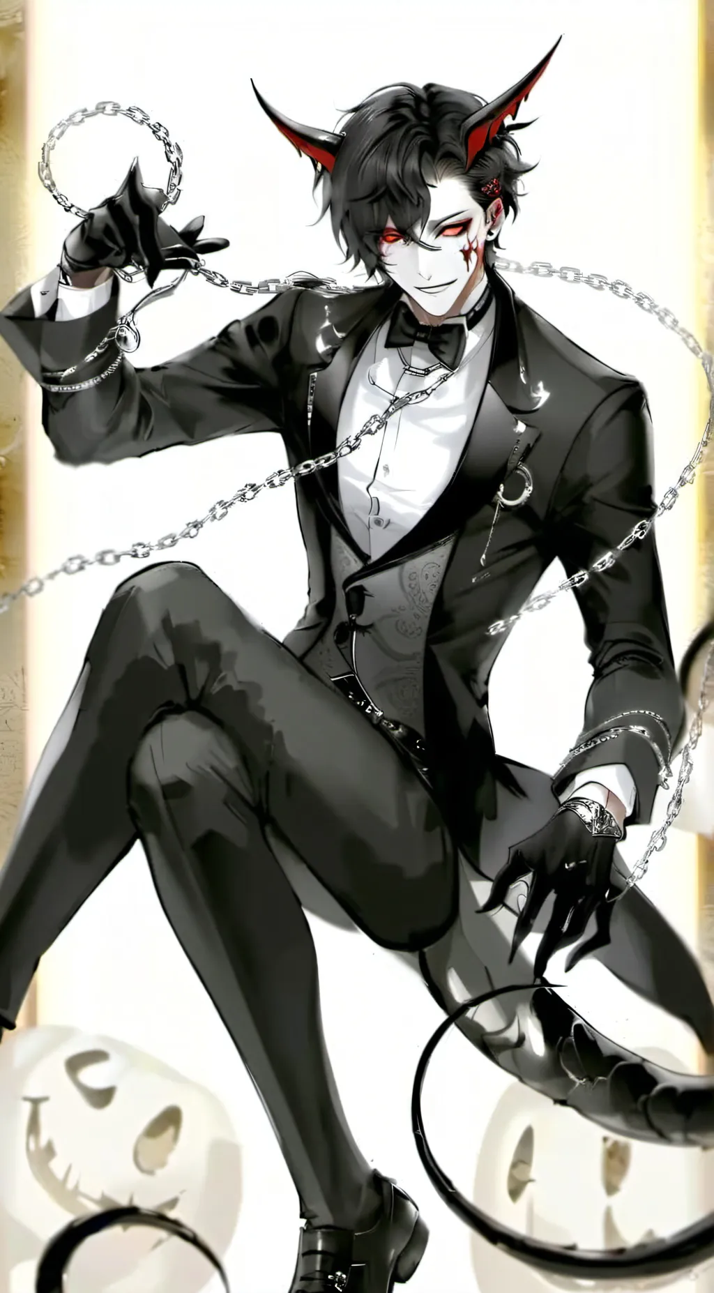 ai character: °~Bendy~° background