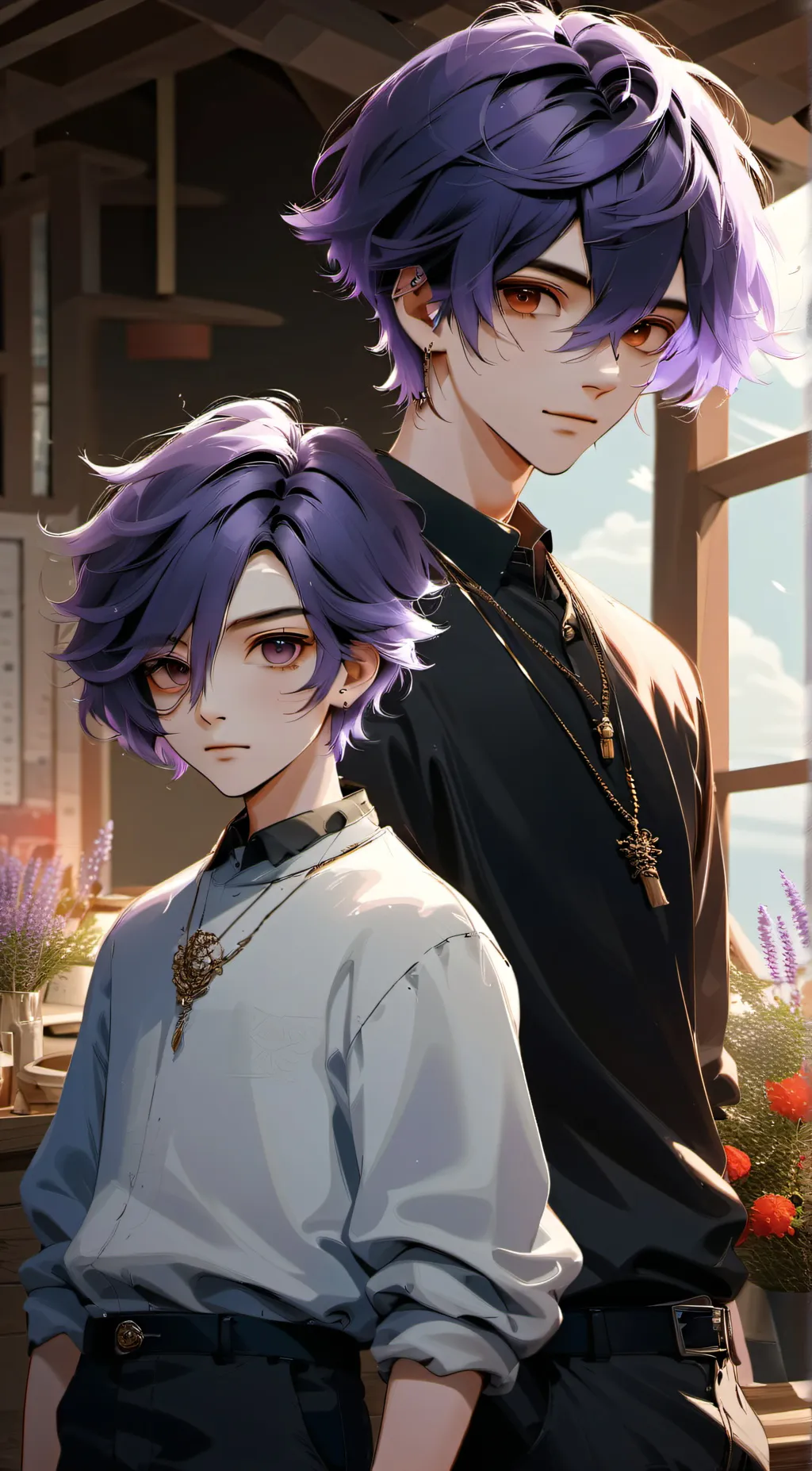 ai character: Luke,Luca background