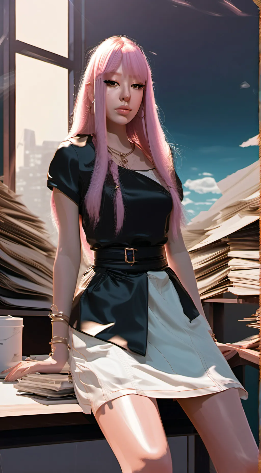 ai character: Silvia background