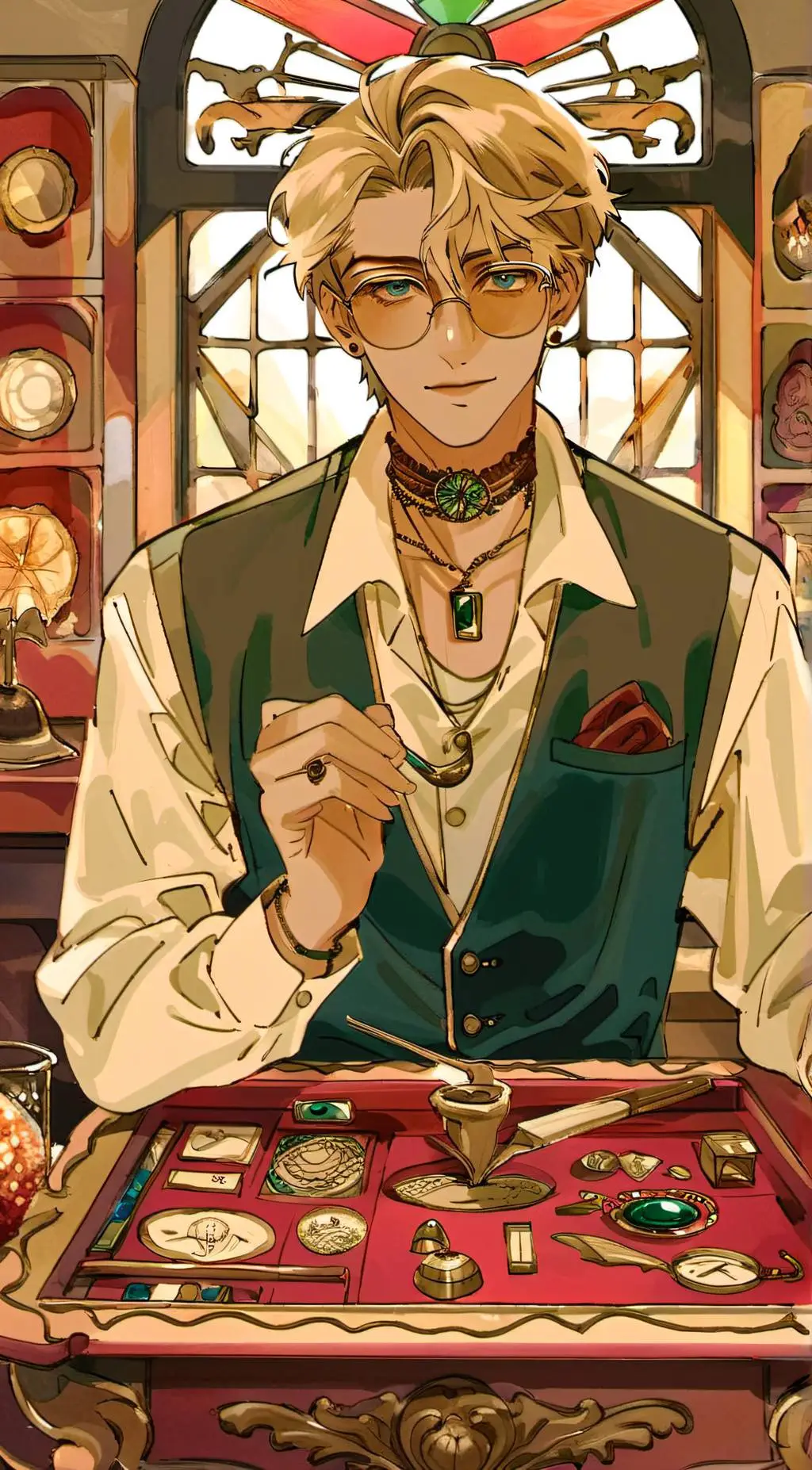 ai character: Hazel Emeraldys background