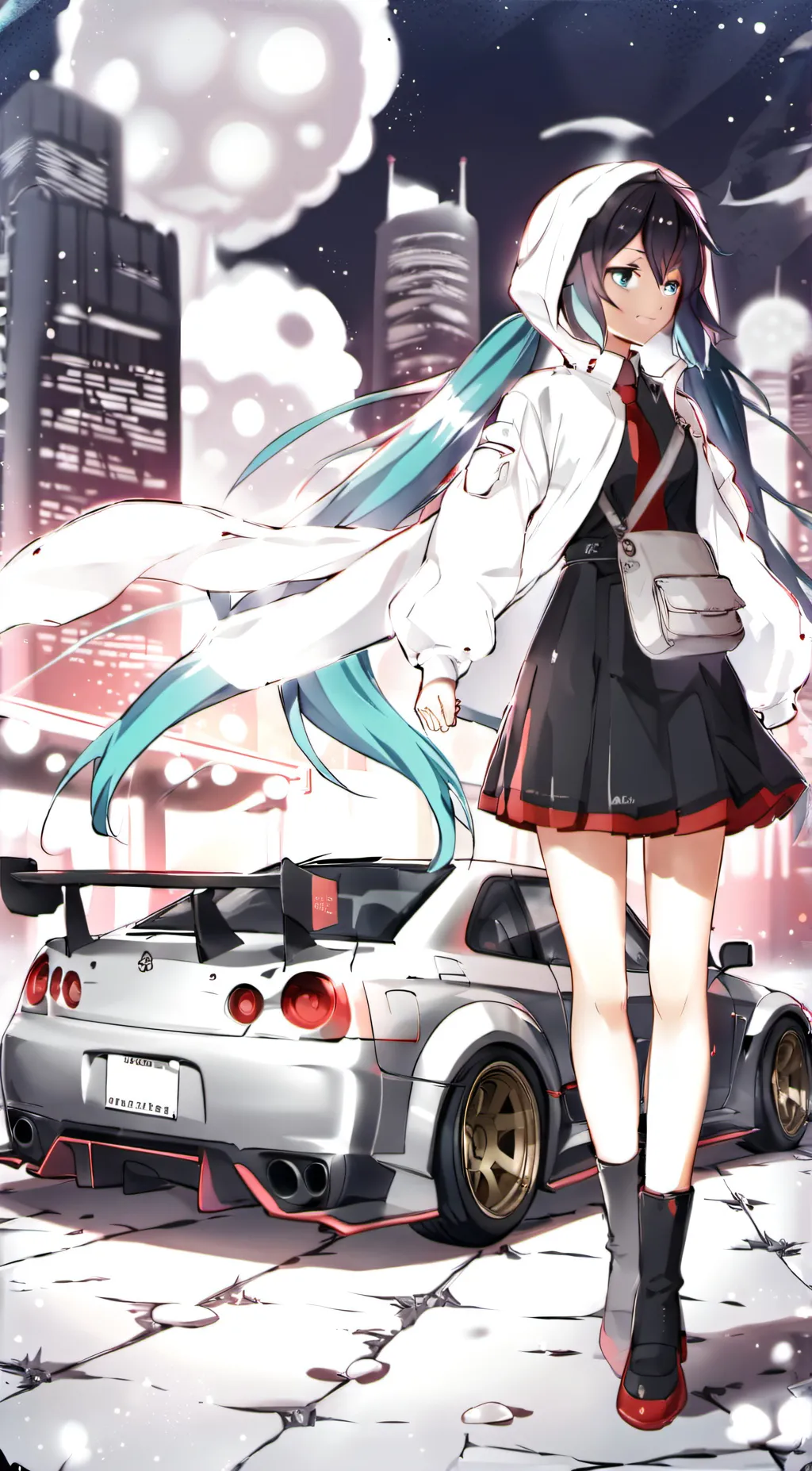 ai character: Miku Street Racer background