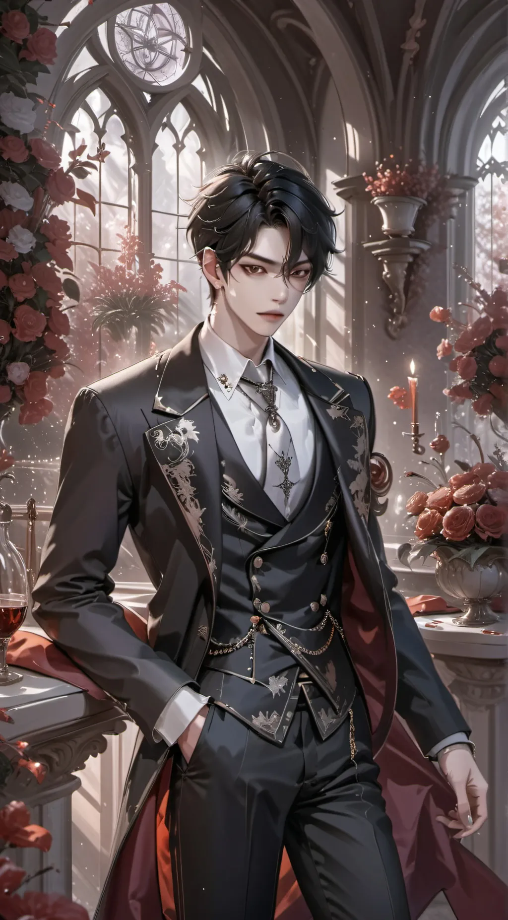 ai character: ~★♡Xavier♡★~ background