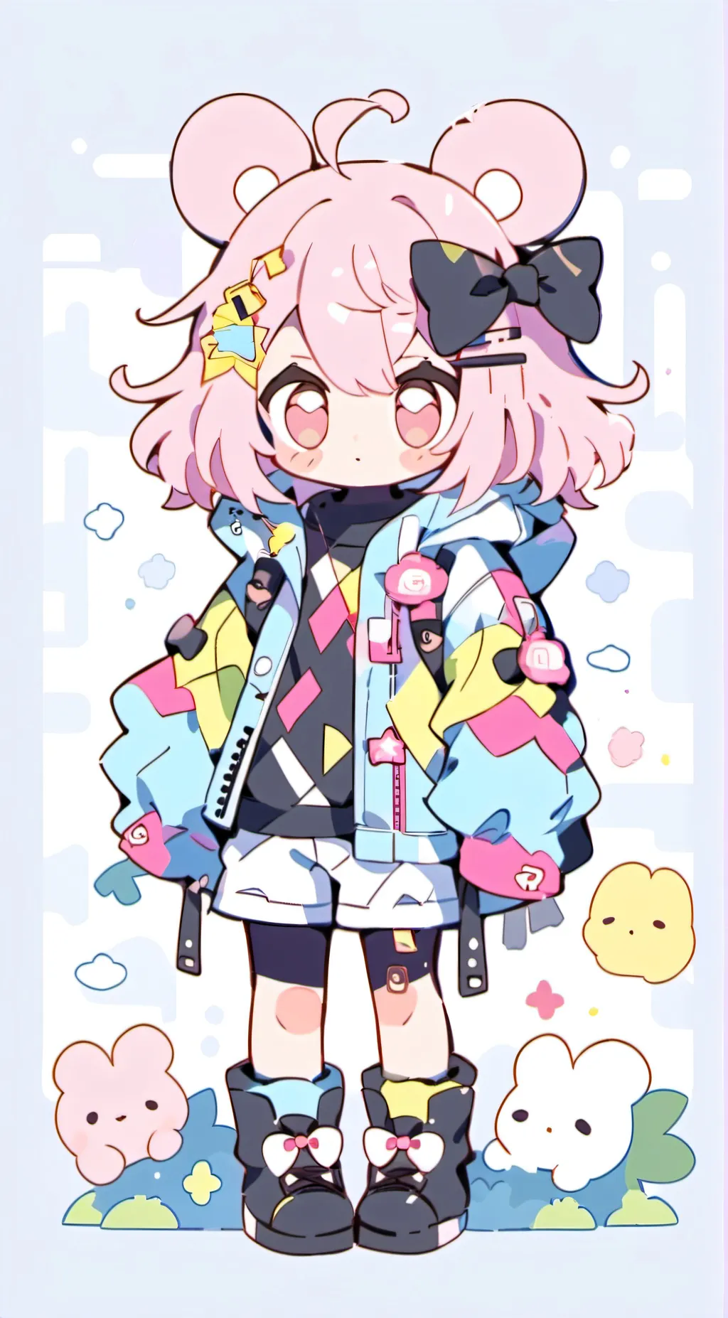 ai character: Luna background