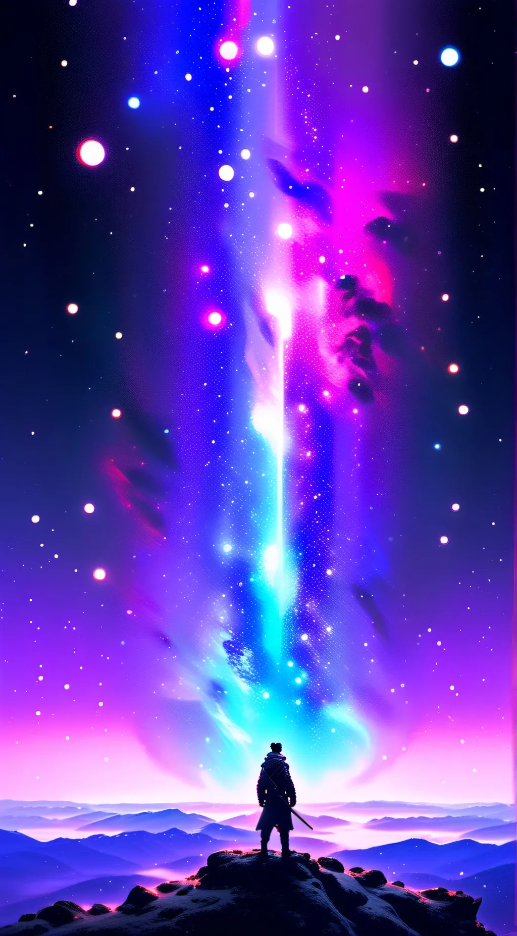 ai character: Aurora background