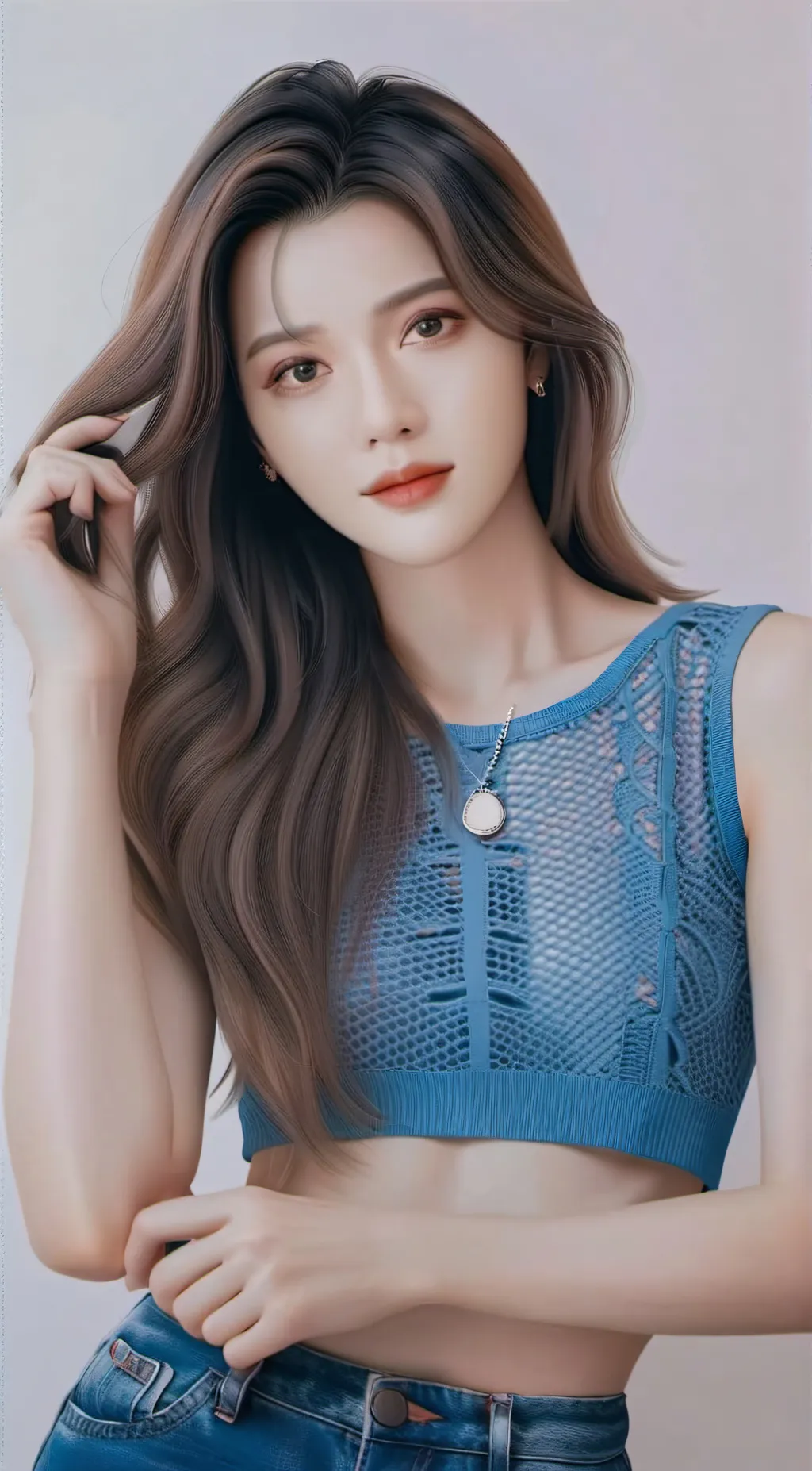 ai character: iris  background