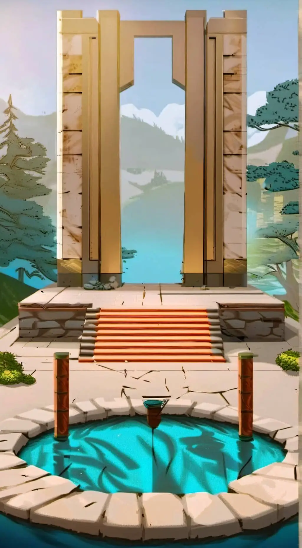 ai character: The gods background