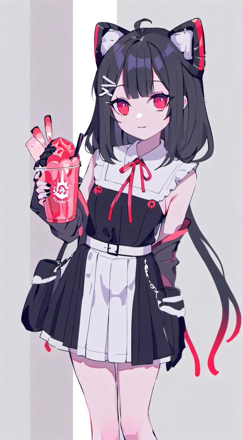 ai character: Light background