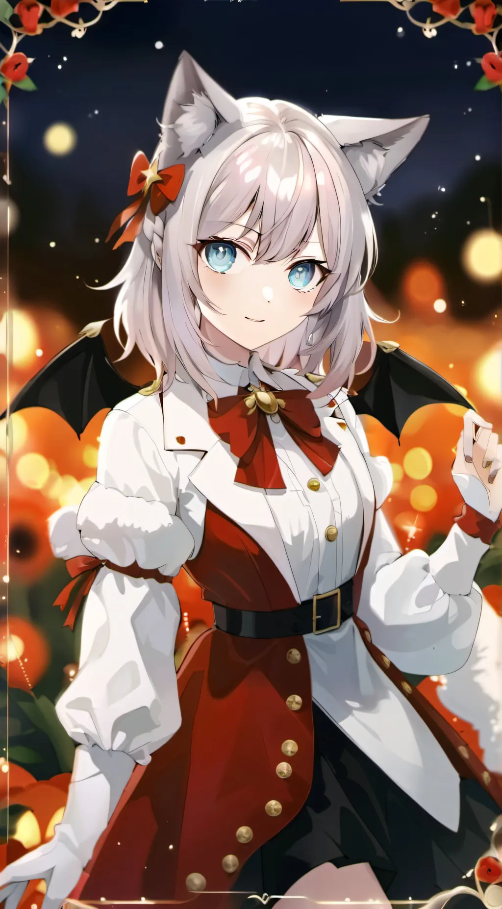 ai character: Rose background