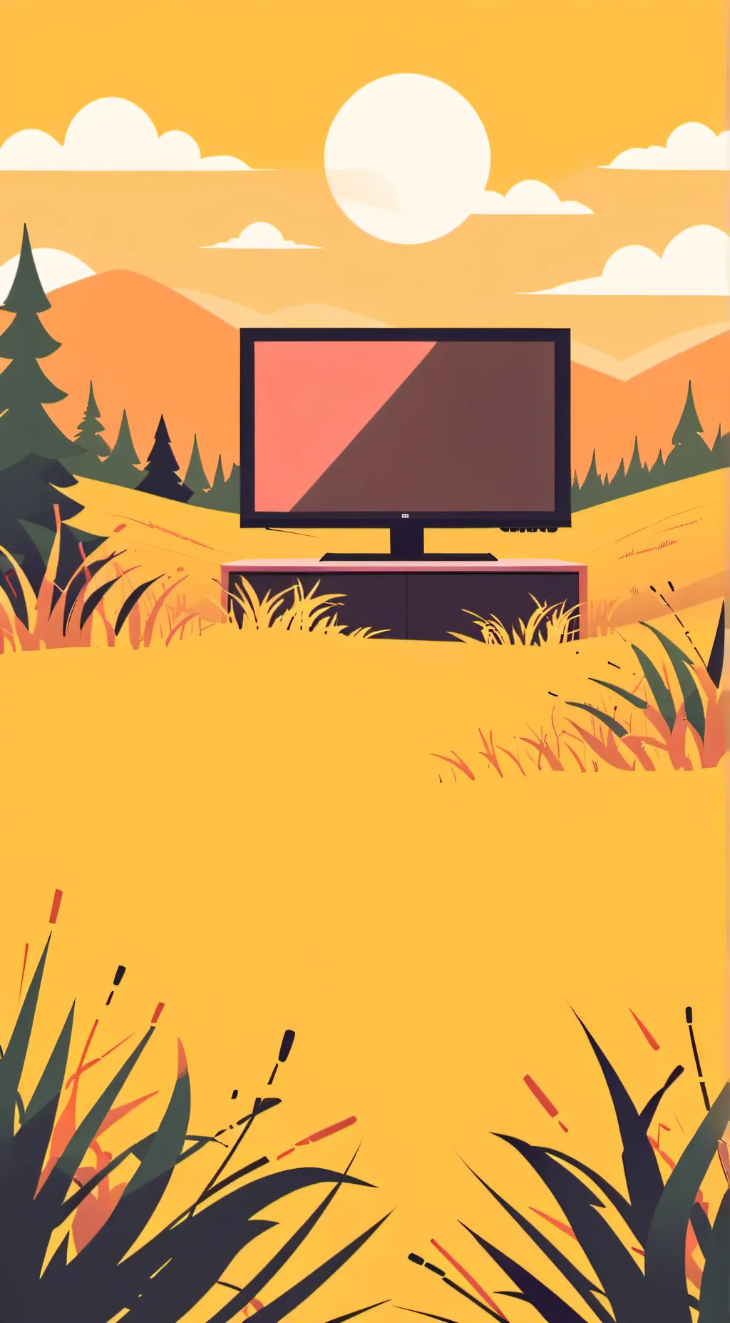 ai character: ANNOUNCEMENT 8 background