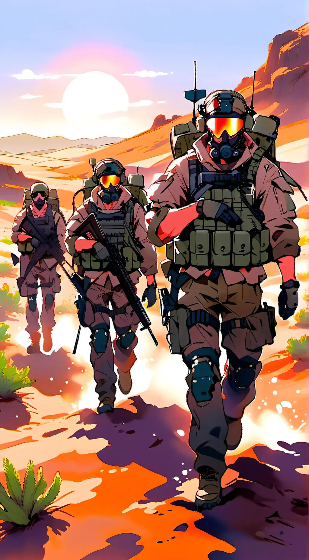 ai character: A War Story background