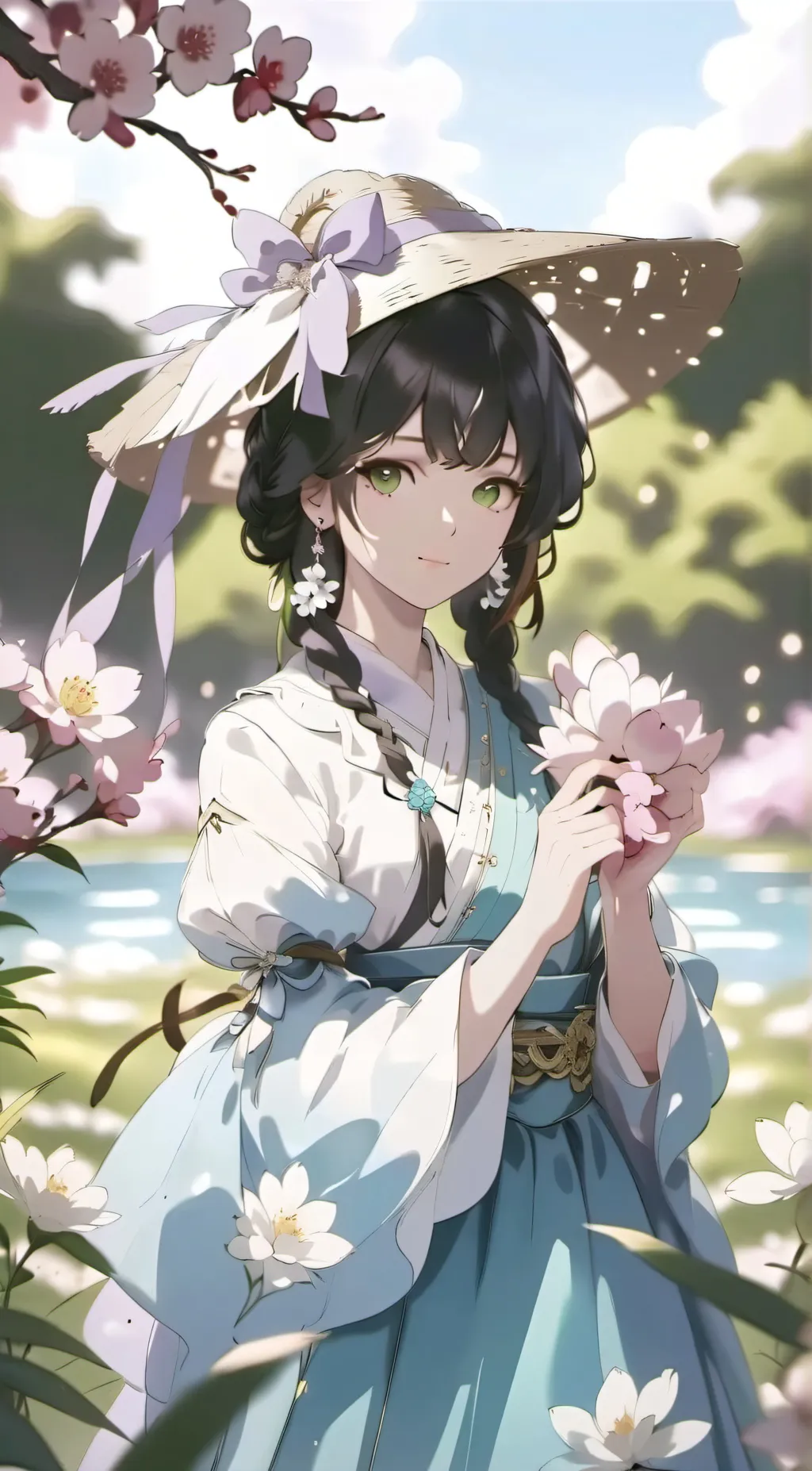 ai character: Lilly background