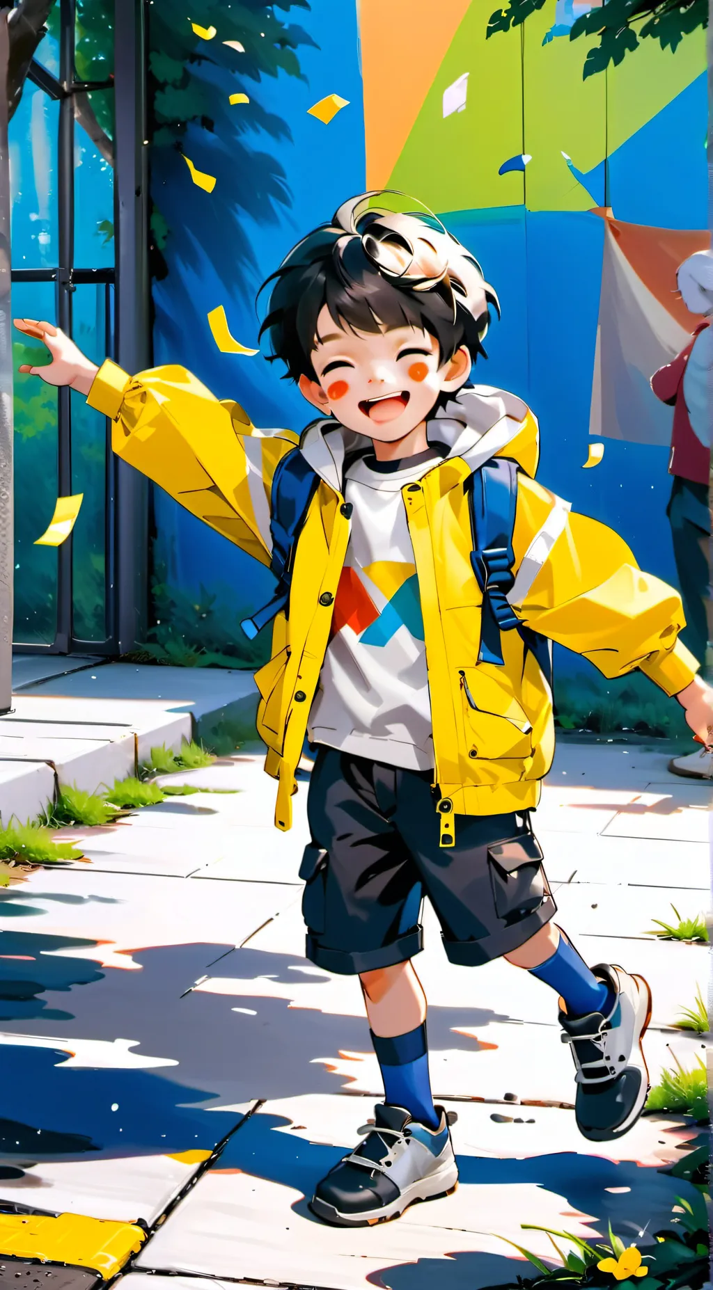 ai character: Milo  background