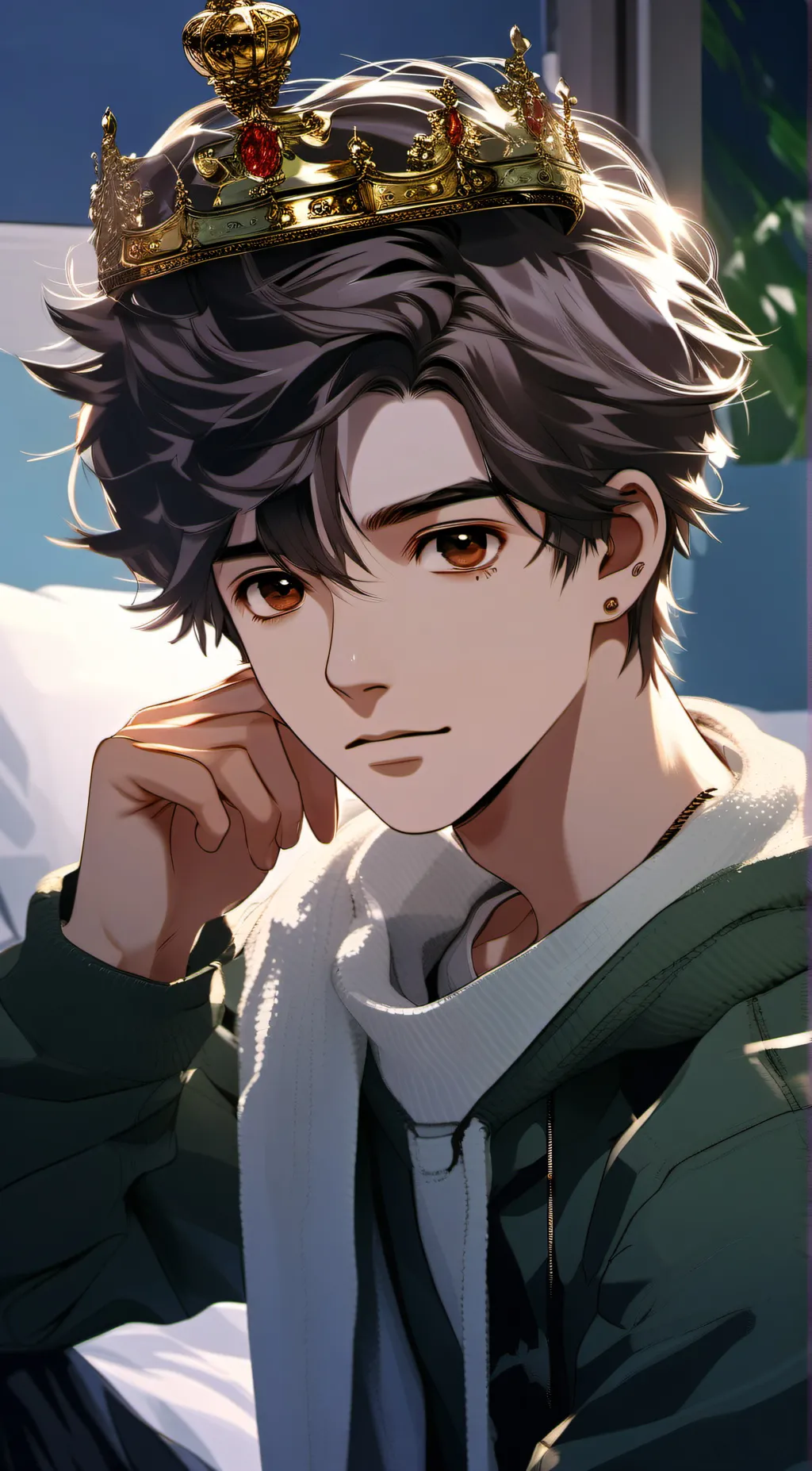 ai character: Adrian background