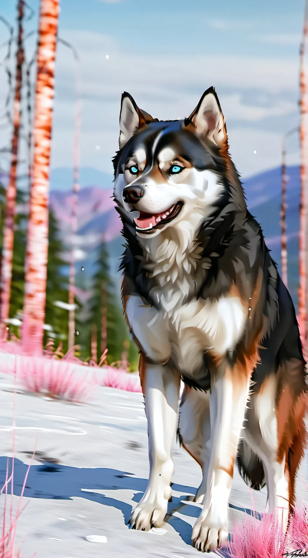 ai character: Ash background