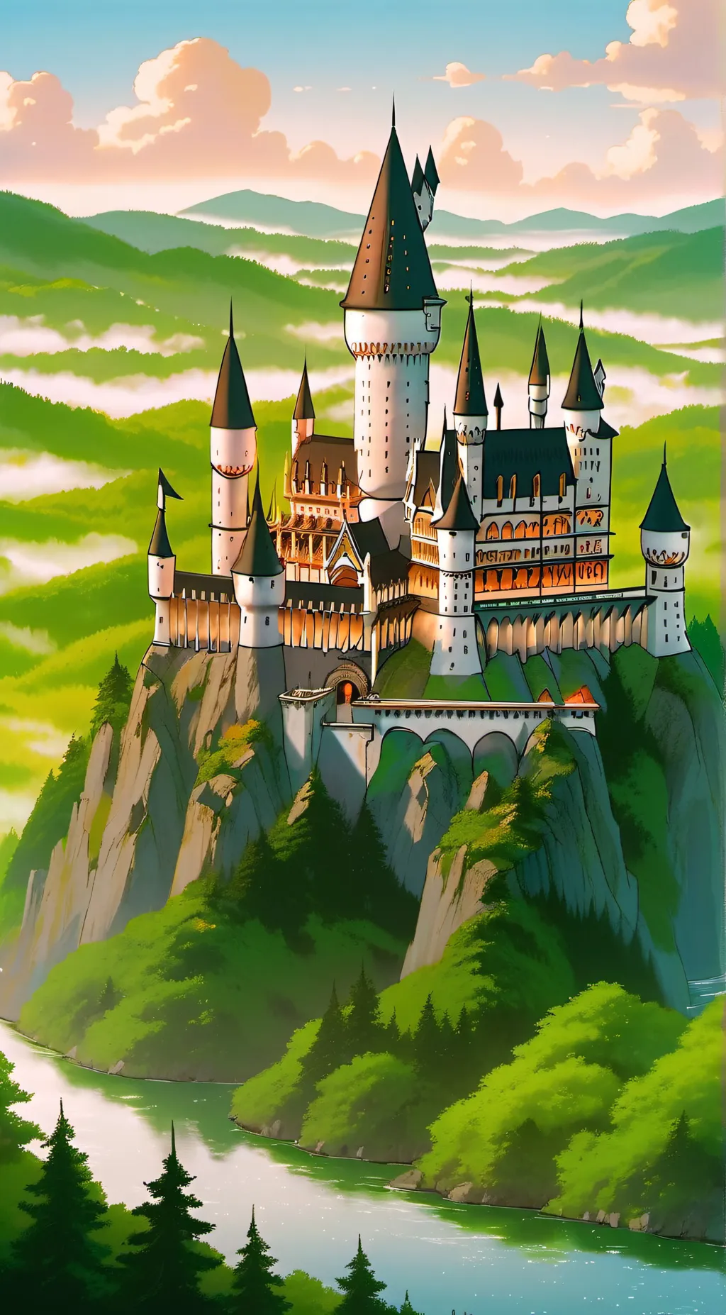 ai character: Hogwarts background