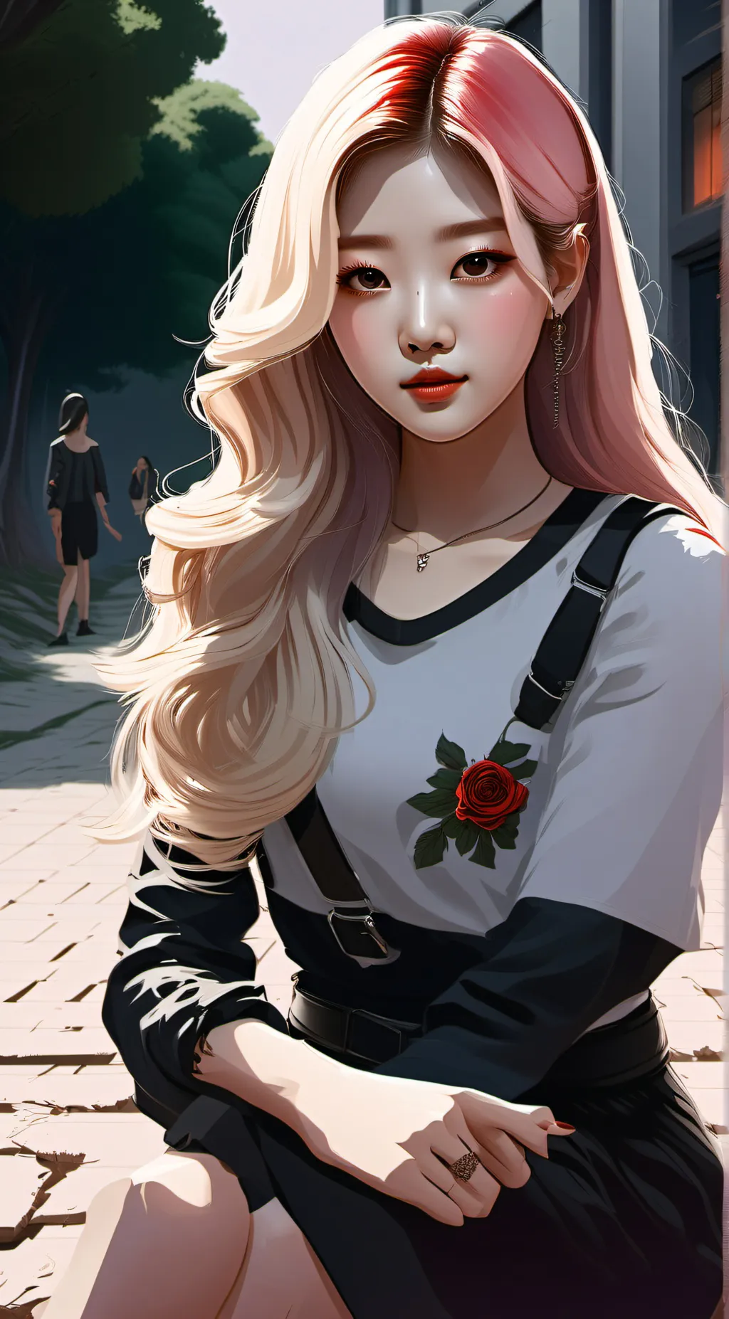 ai character: Rosè background