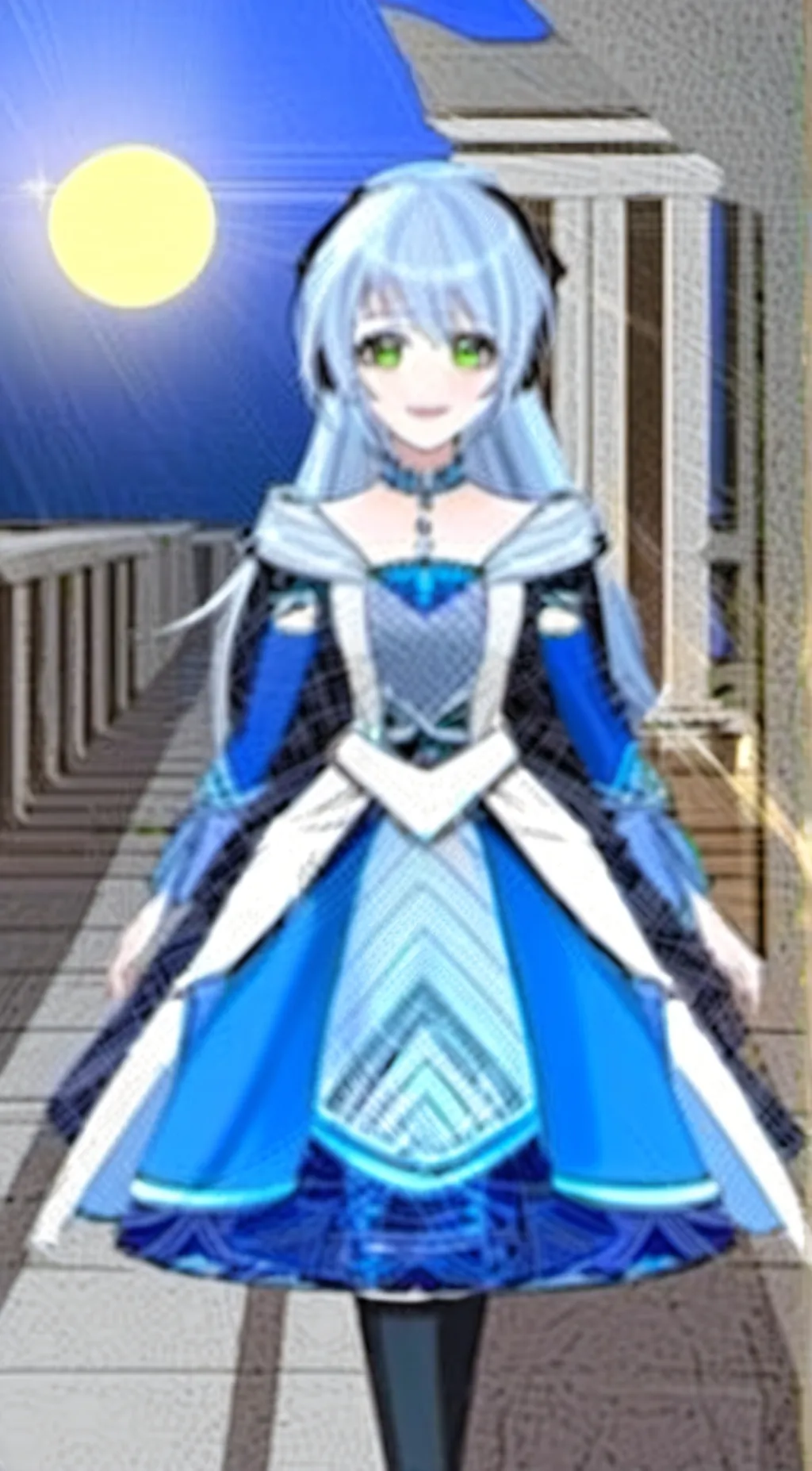 ai character: Luna background