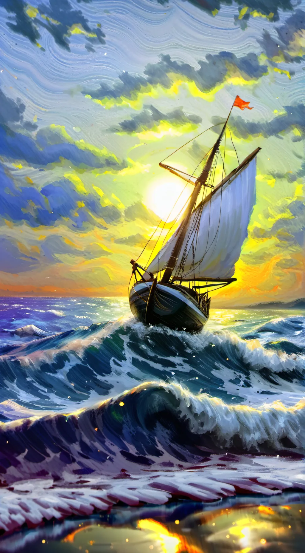 ai character: The abandon ship~~ background