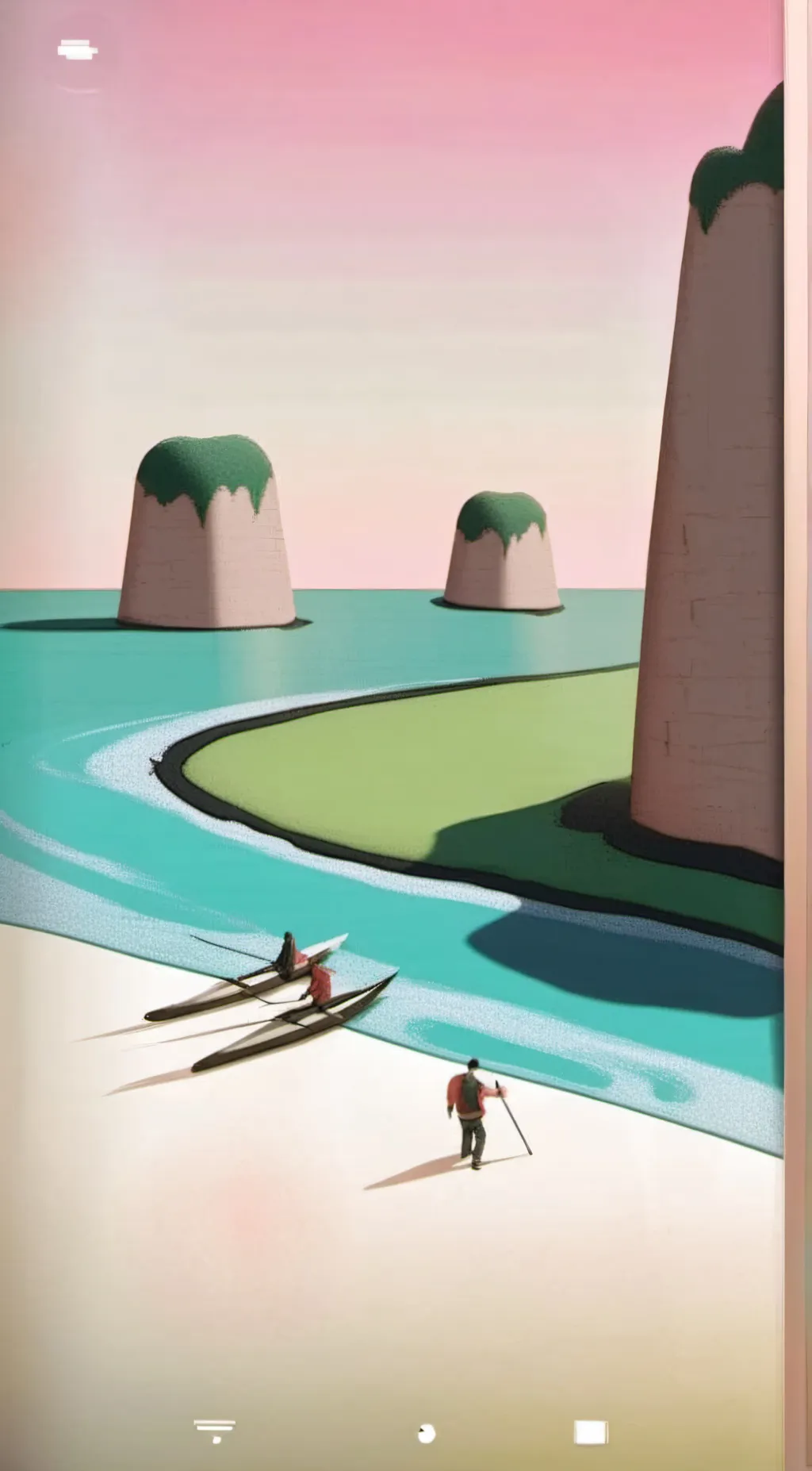 ai character: ramshackle background